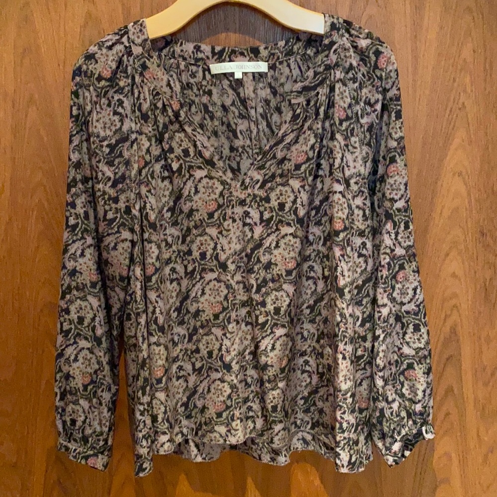 100% silk blouse